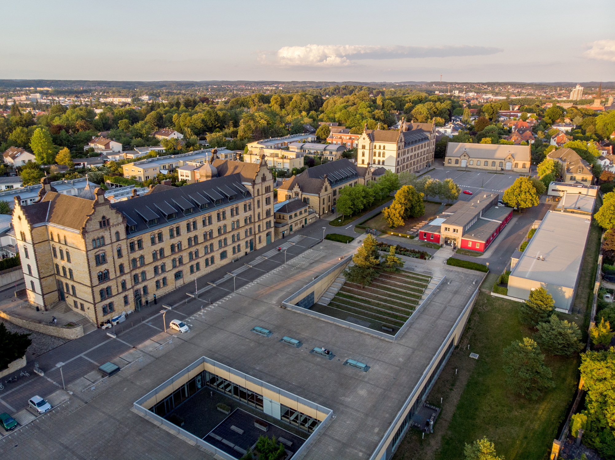 Osnabrück University of Applied Sciences, campus from above